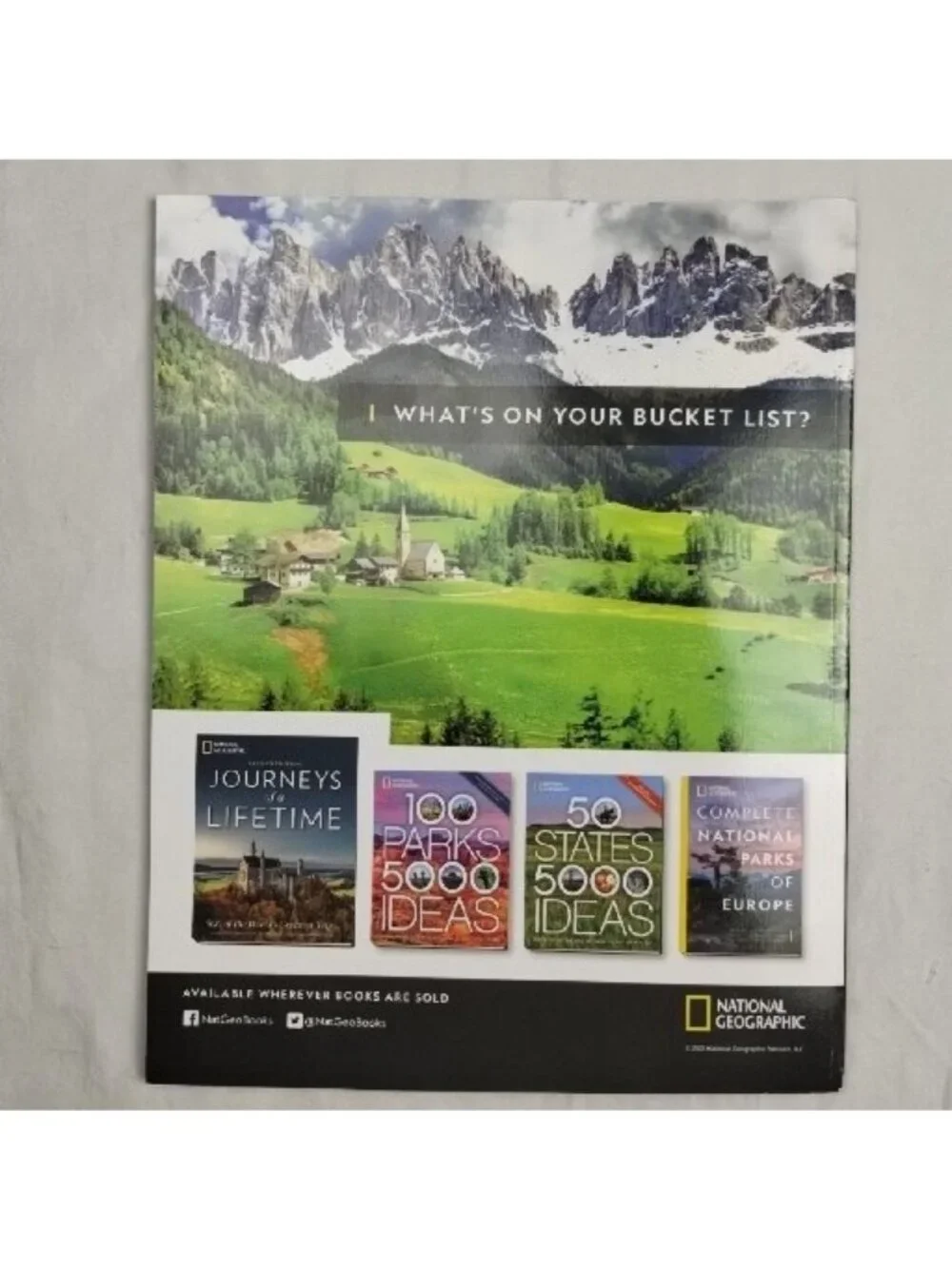 National Geographic pre owned